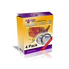 radata: Home Radon Test Kit (4-Pack)